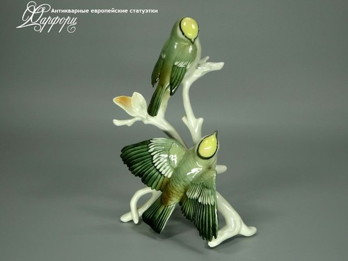 Купить фарфоровые статуэтки KARL ENS, Пара корольков, Германия